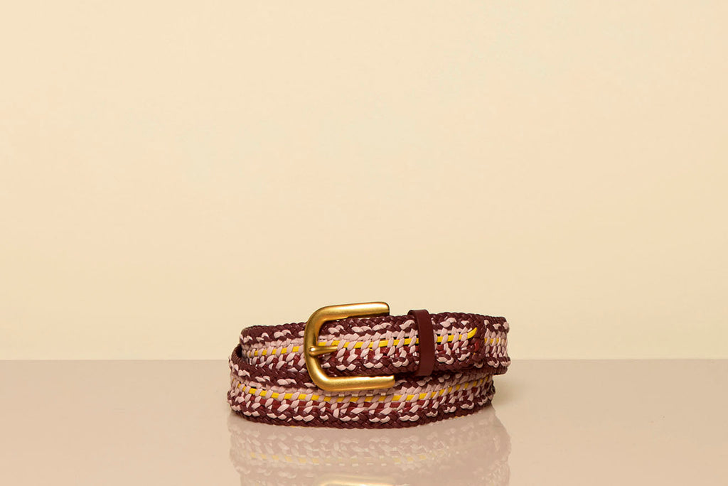 Belt in Fire Multi Leather
