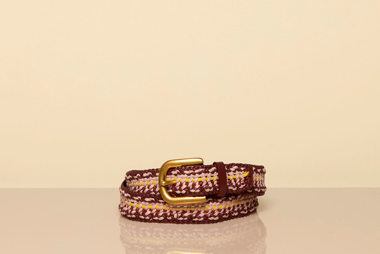 Belt in Fire Multi Leather
