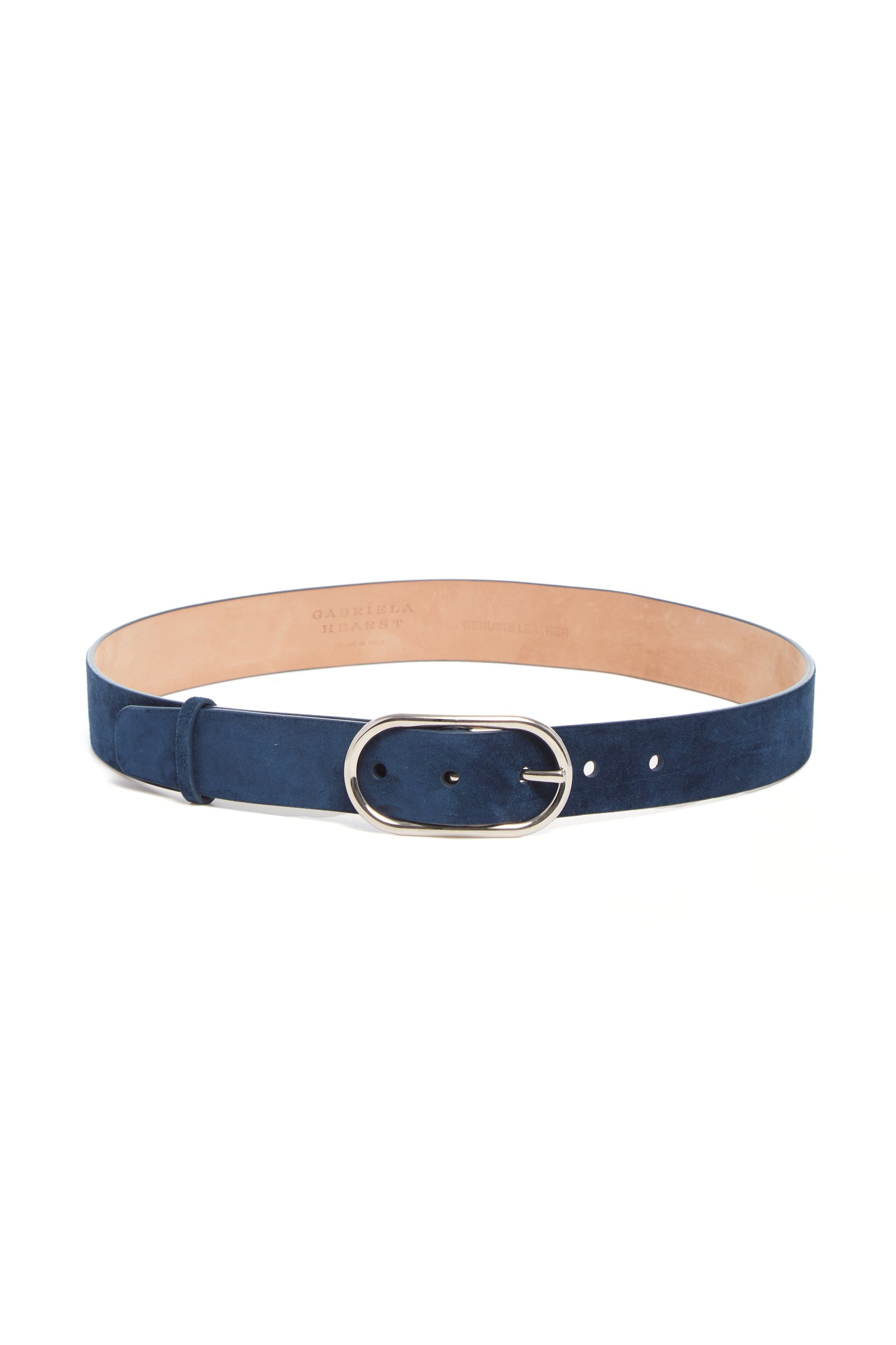 Belt in Navy Suede