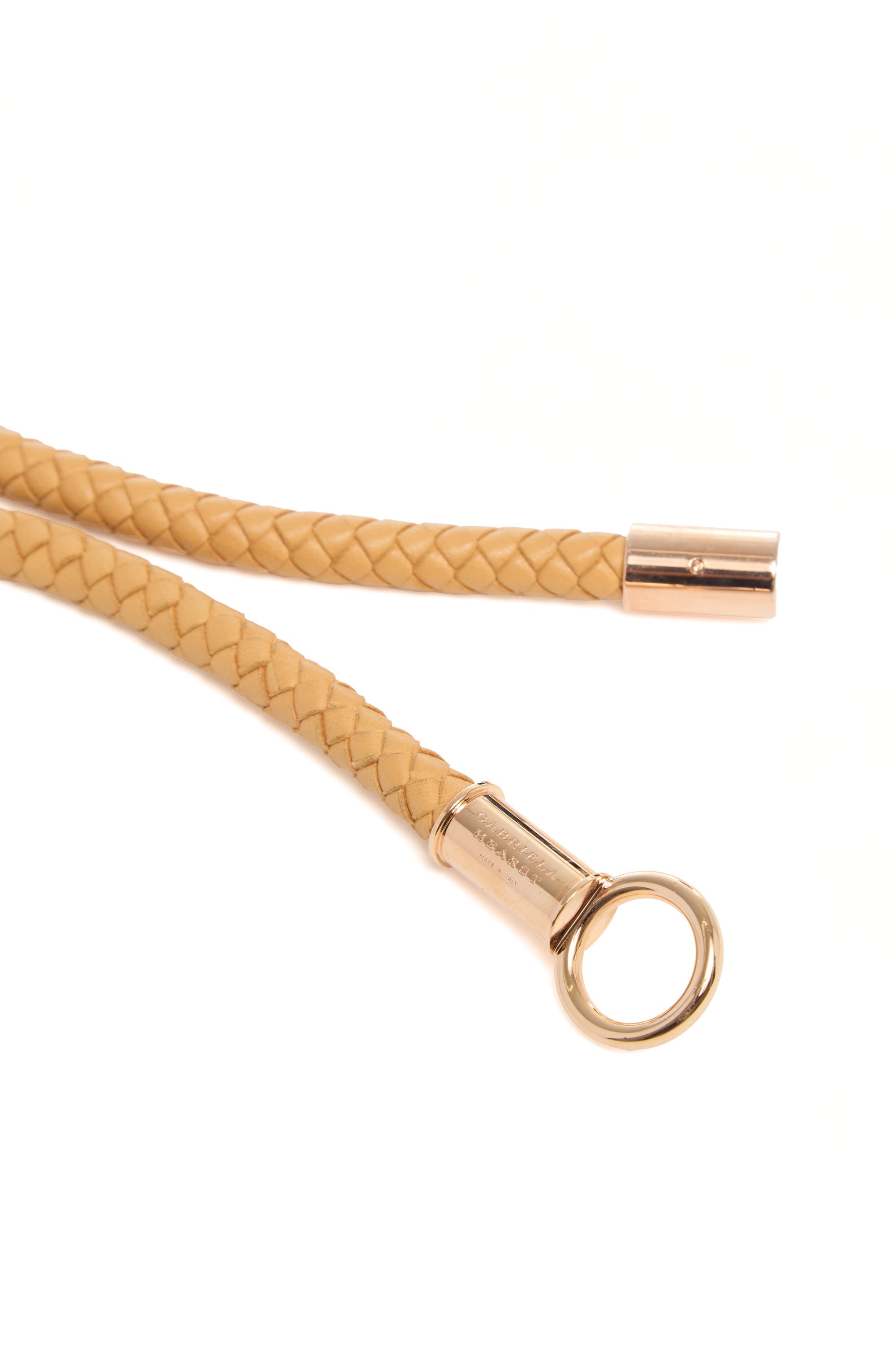Belt in Beige Nappa Leather