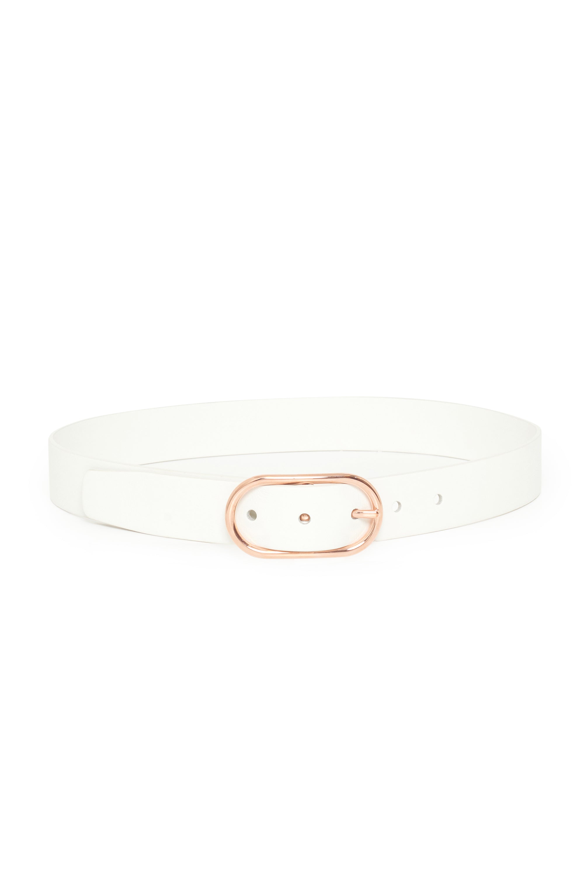 Belt in Ivory Leather