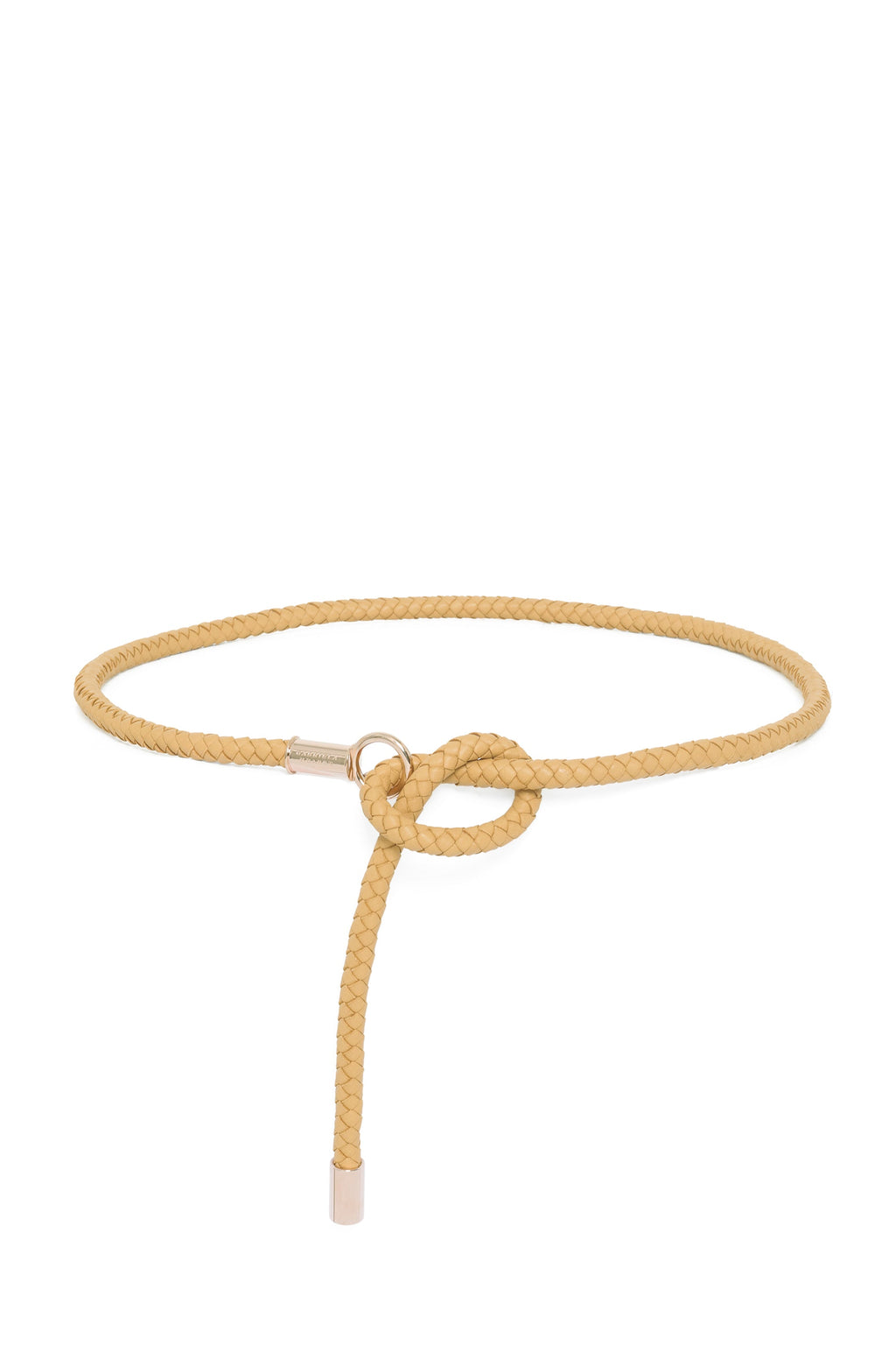 Belt in Beige Nappa Leather
